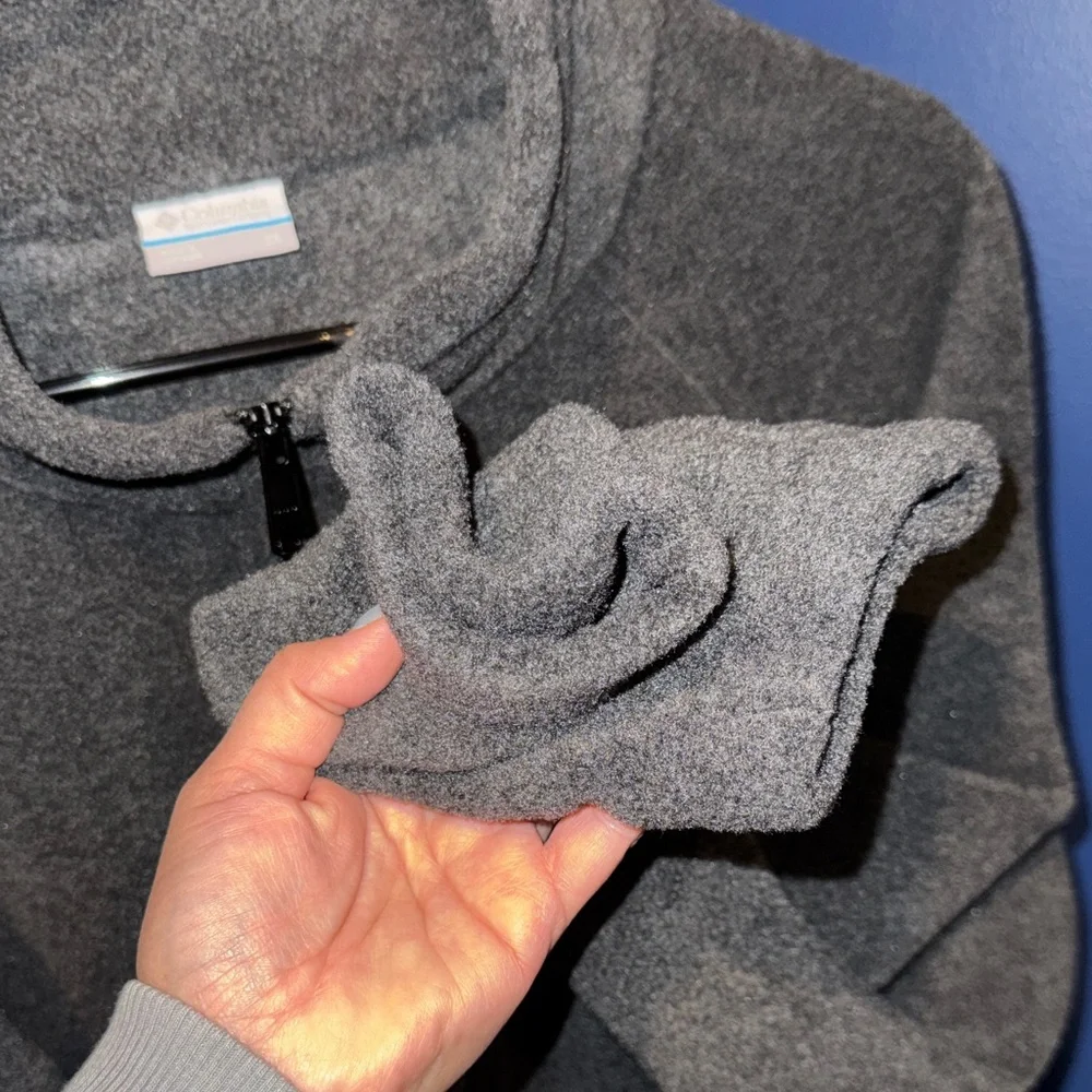Columbia - NWT Charcoal Gray Fleece Jacket Size 3X - Picture 11 of 17